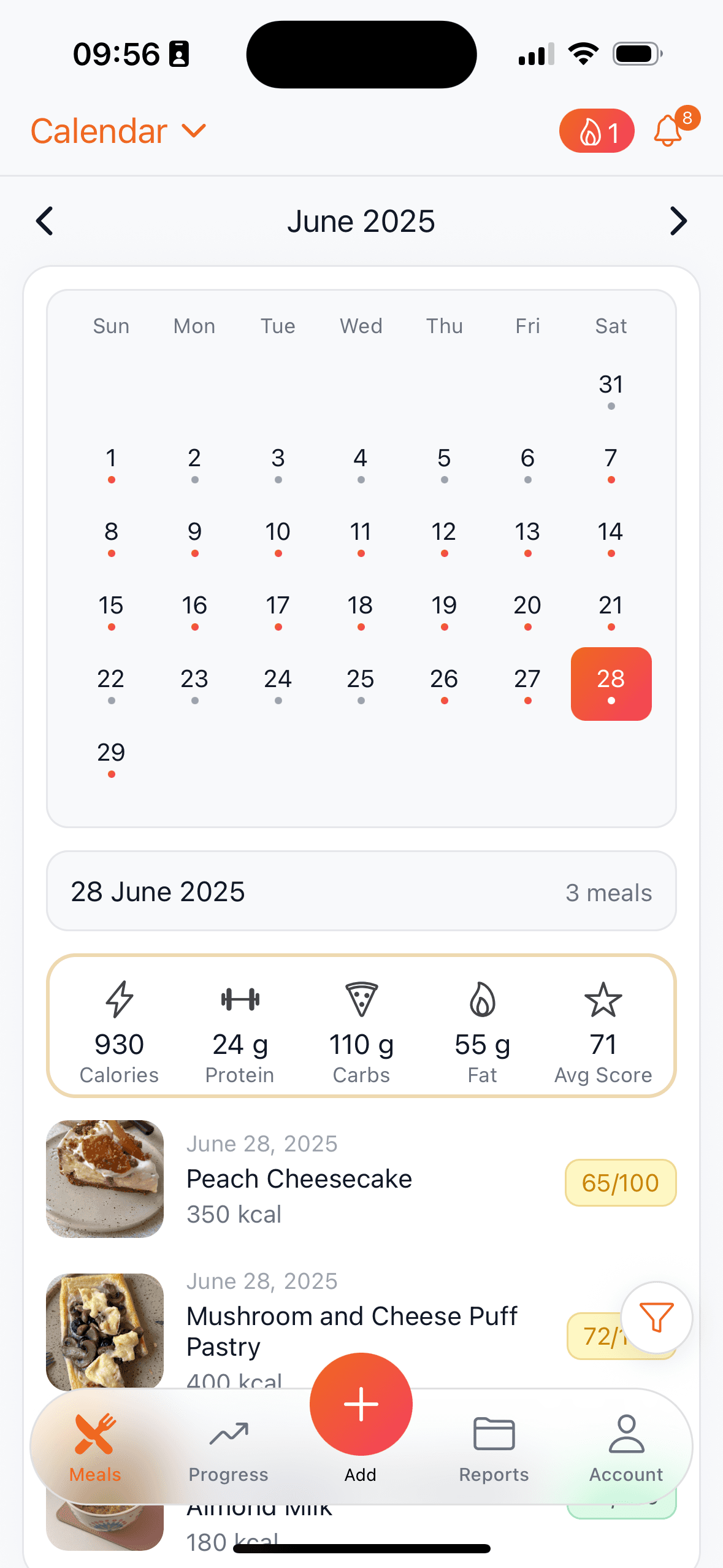 Calendar View